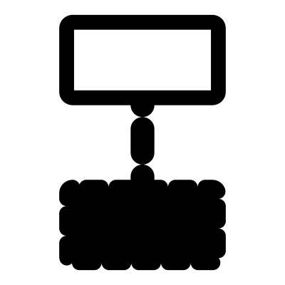 Mono add task clipart