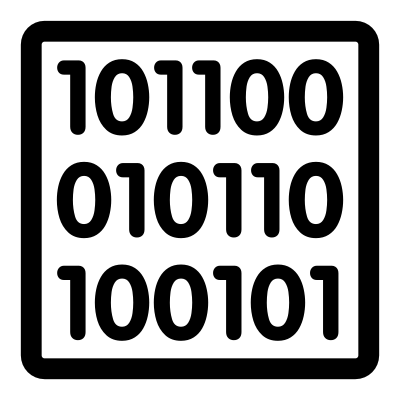 Mono binary clipart