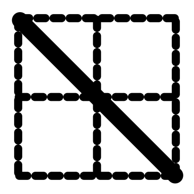 Mono border fall clipart