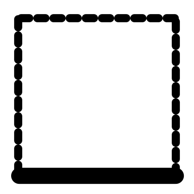 Mono borderbottom clipart