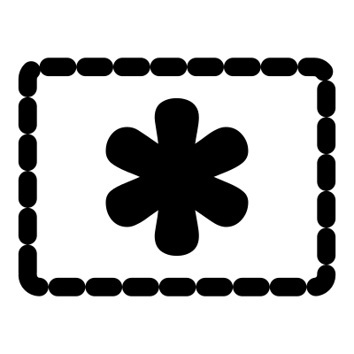 Mono cell layout clipart