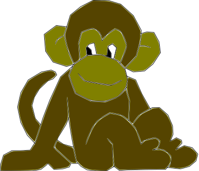 Mono colombiano clipart