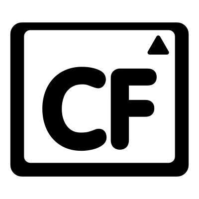 Mono compact flash mount clipart
