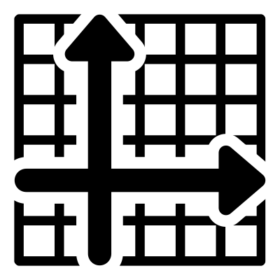 Mono coords clipart