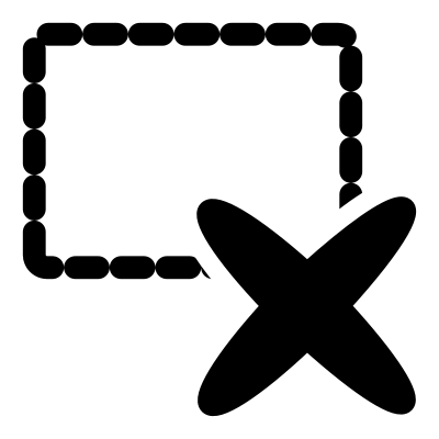 Mono deletecell clipart