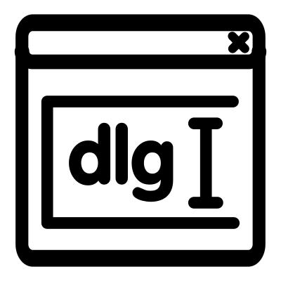 Mono dlgedit clipart