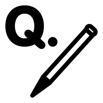 Mono editquestion clipart