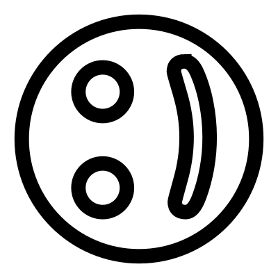Mono emoticon clipart