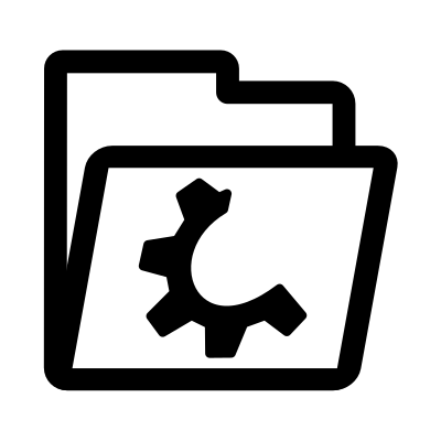 Mono folder clipart