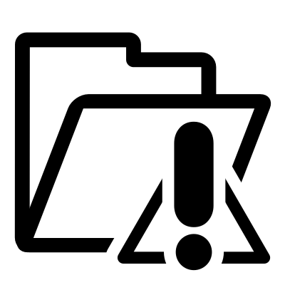 Mono folder important clipart