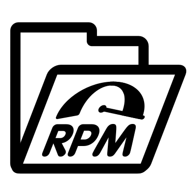 Mono folder rpm clipart