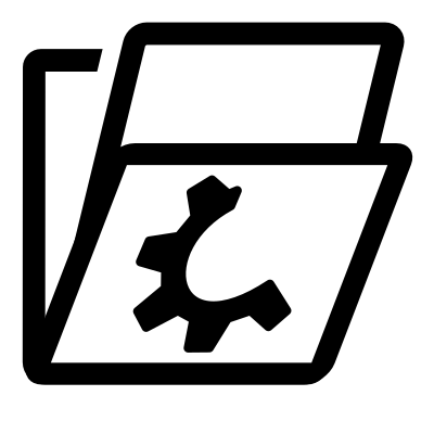 Mono folder txt clipart