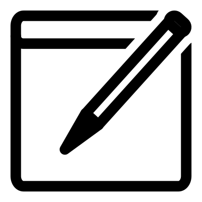 Mono form edit clipart