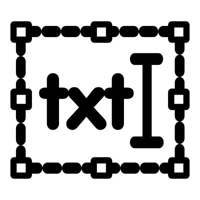 Mono frame text clipart