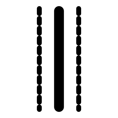 Mono guides vertical clipart