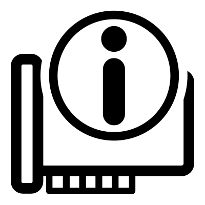 Mono hardware info clipart