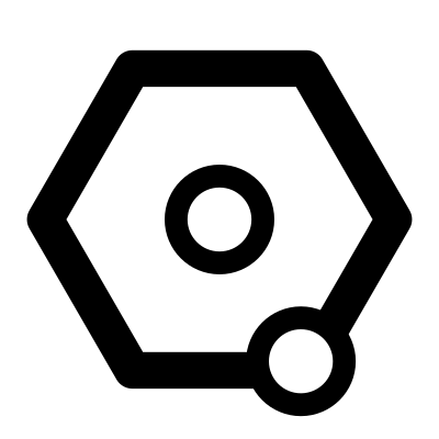 Mono hexagonbcv clipart