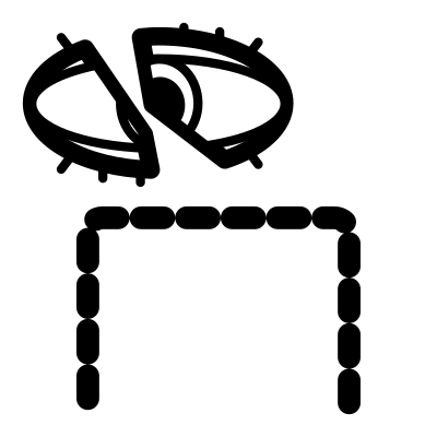 Mono hide table column clipart