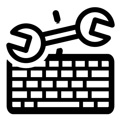 Mono input devices settings clipart