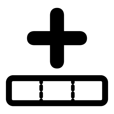 Mono insert table row clipart