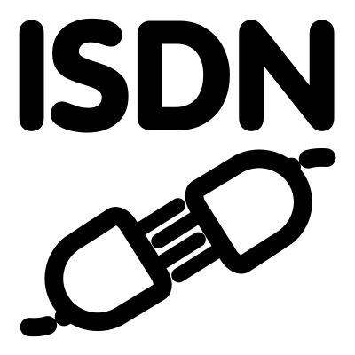 Mono isdn-config clipart