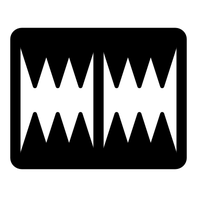 Mono kbackgammon clipart