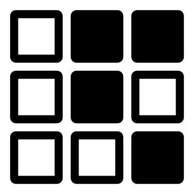 Mono kbinaryclock clipart