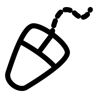 Mono kmousetool clipart