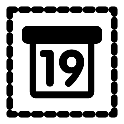 Mono konsolekalendar clipart