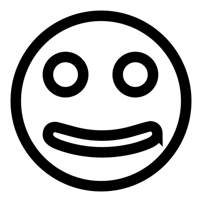 Mono ksmiletris clipart