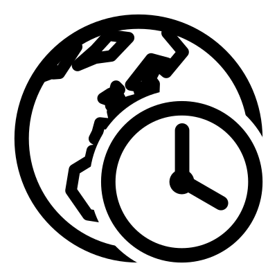Mono kworldclock clipart