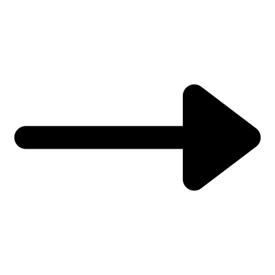 Mono line arrow end clipart