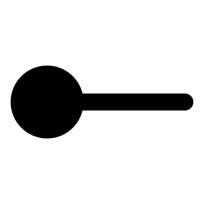 Mono line circle begin clipart