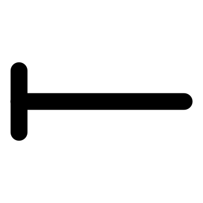 Mono line dimension line begin clipart