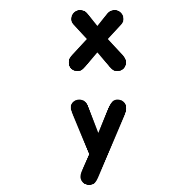 Mono math onetwomatrix clipart