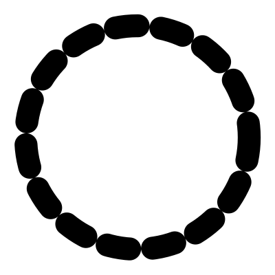 Mono mini circle clipart