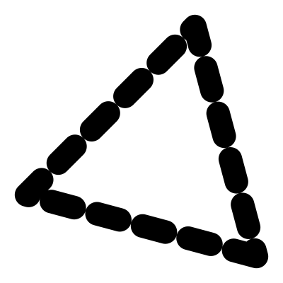 Mono mini polygon clipart