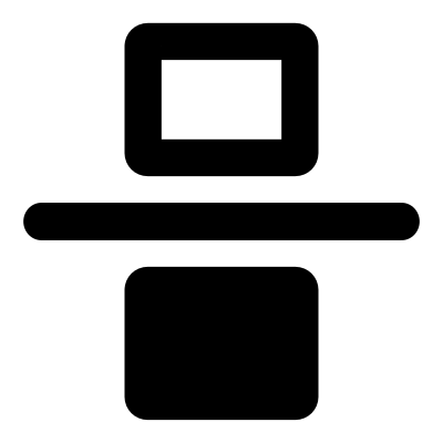 Mono mirror-vert clipart