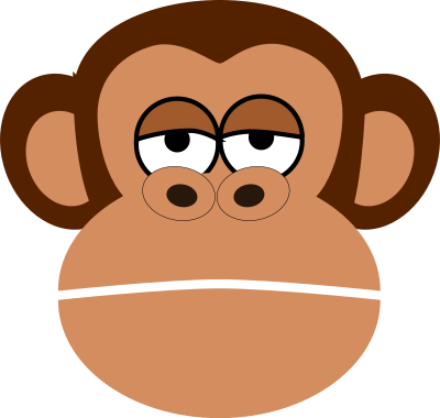 Mono Monkey clipart