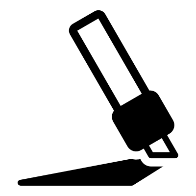 Mono neonpen clipart