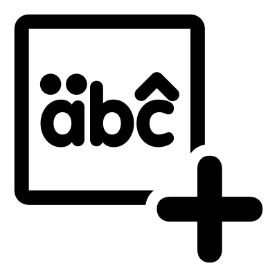 Mono newfont clipart