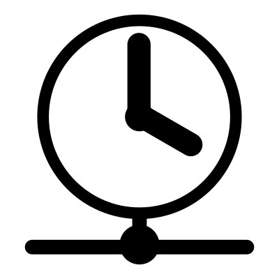 Mono ntp-client clipart