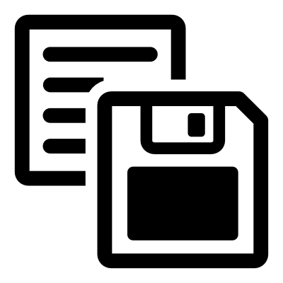 Mono phrase save clipart