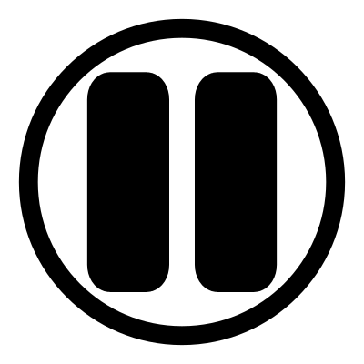 Mono player pause clipart