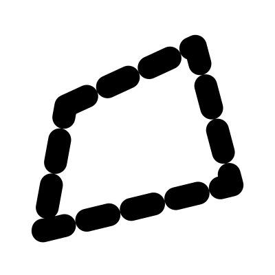 Mono polygonsides clipart