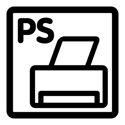 Mono postscript clipart