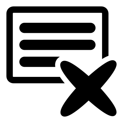 Mono removecomment clipart