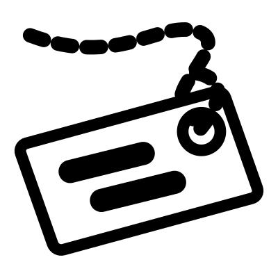Mono rss tag clipart