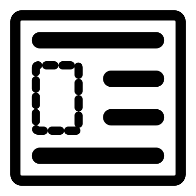 Mono run bounding clipart