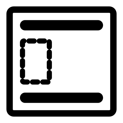 Mono run skip clipart